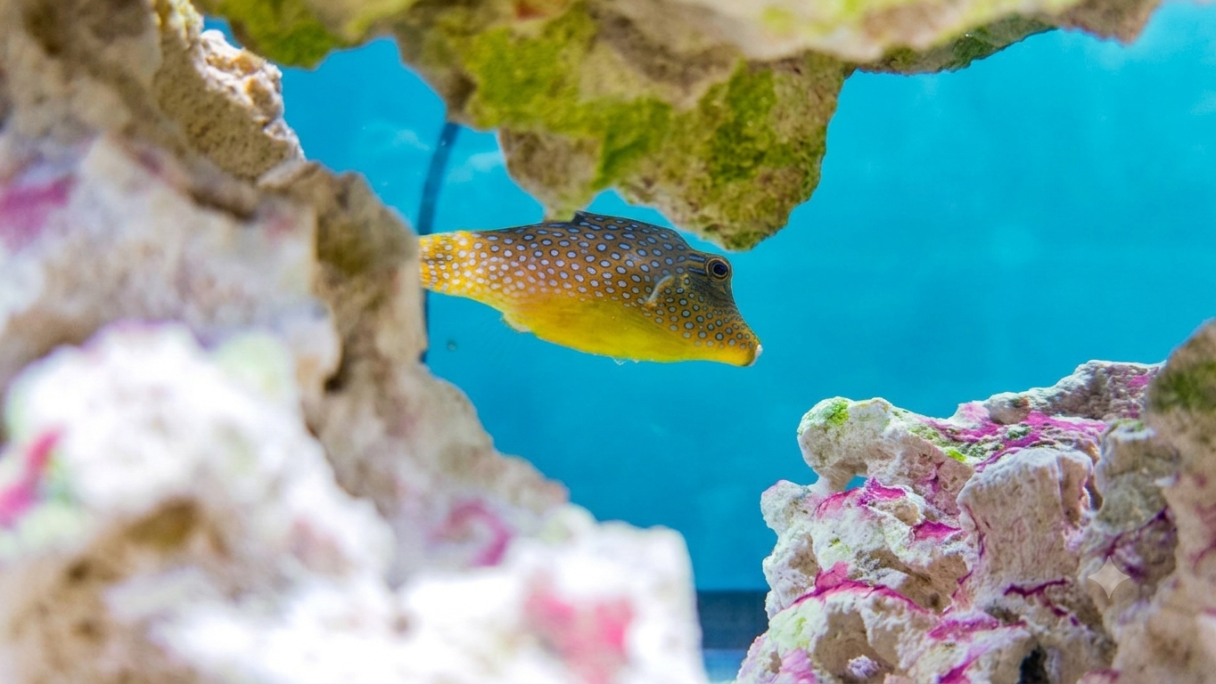 Blue Spotted Puffer