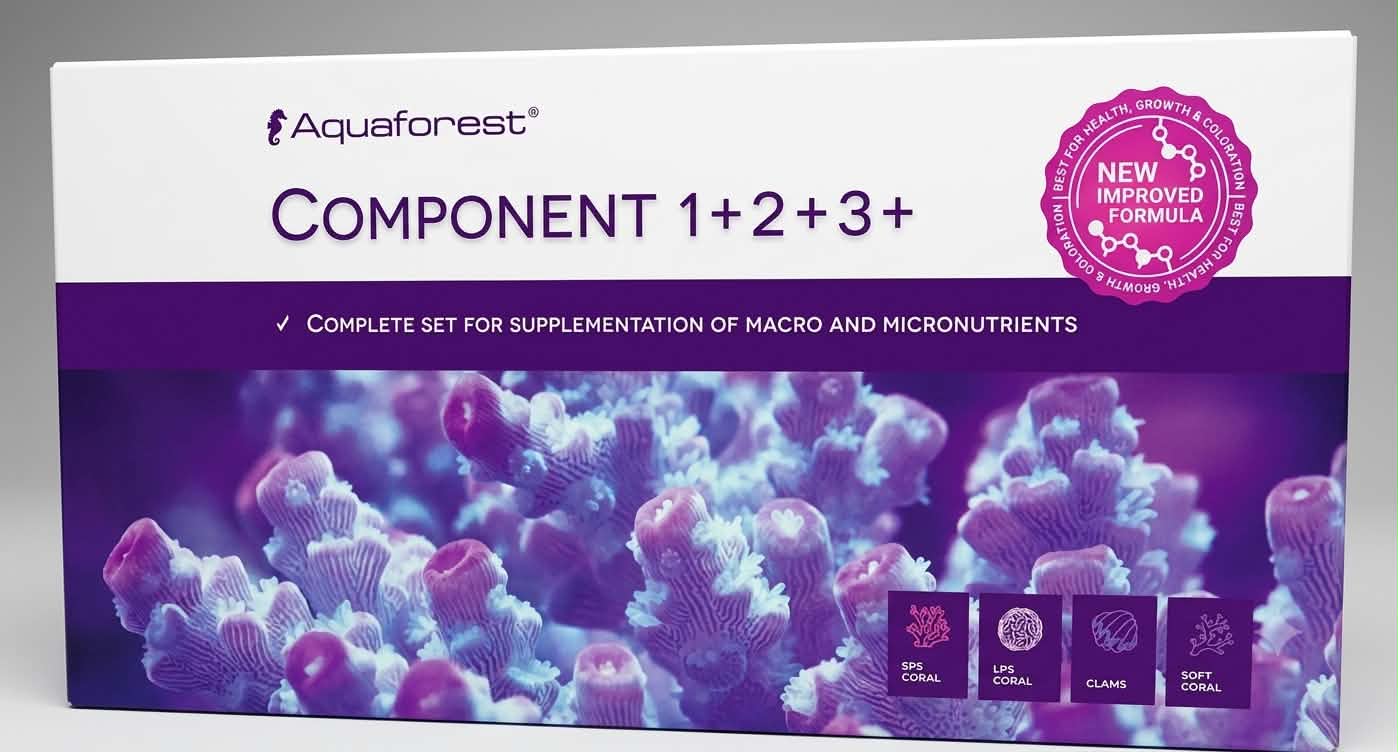 Aquaforest Component 1+ 2+ 3+ Reef Supplement System